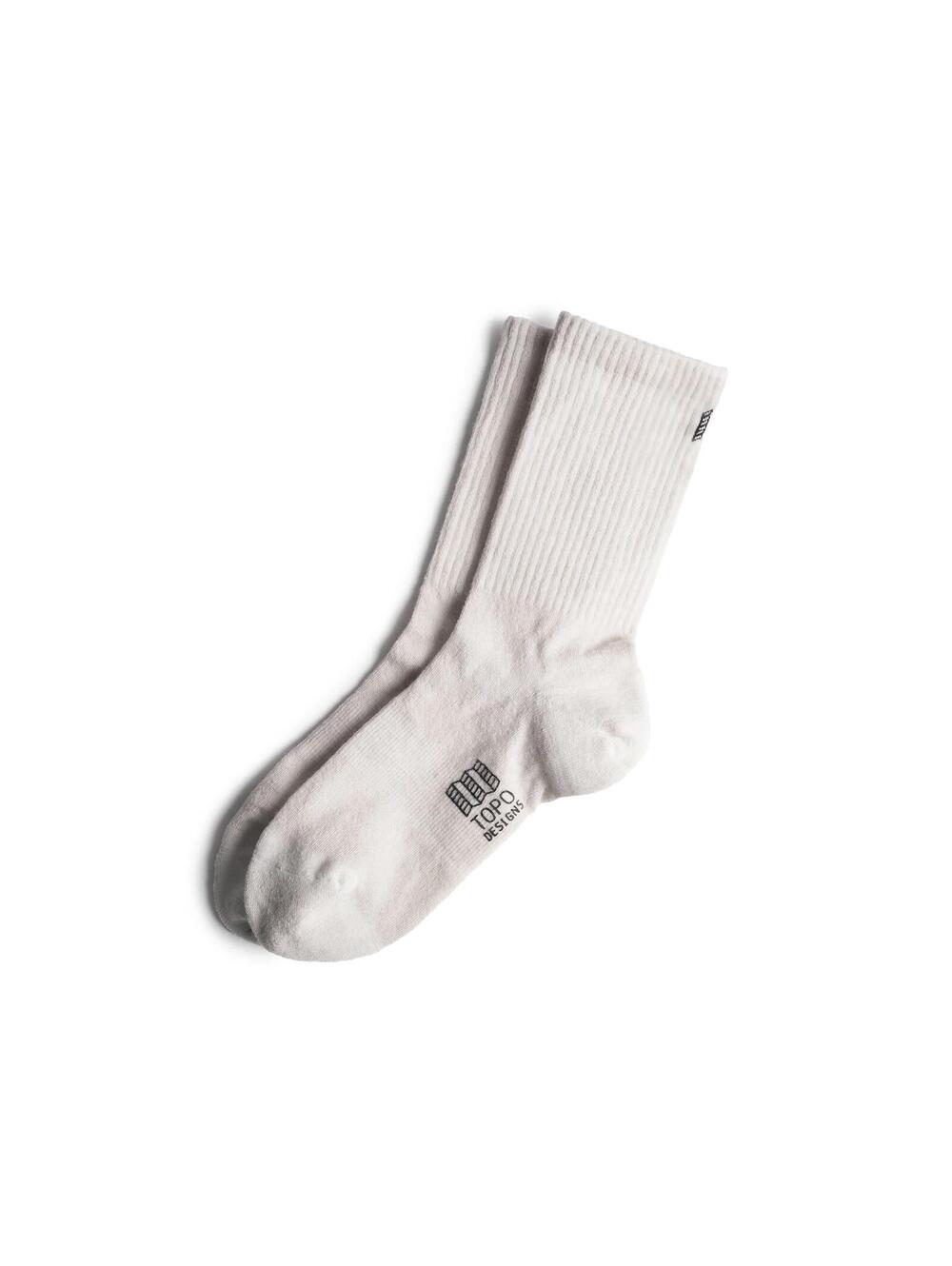 Topo Designs Sport Socks Mid White